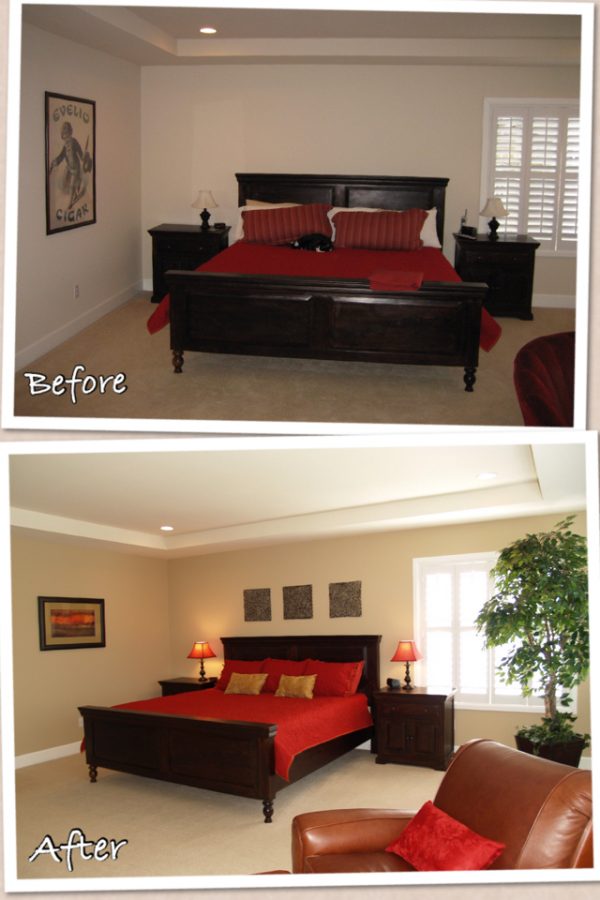 How to stage a master bedroom