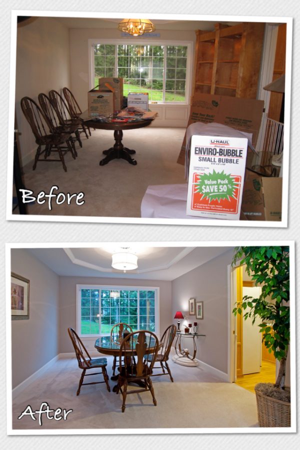 New light fixtures for a home staged in Redmond WA