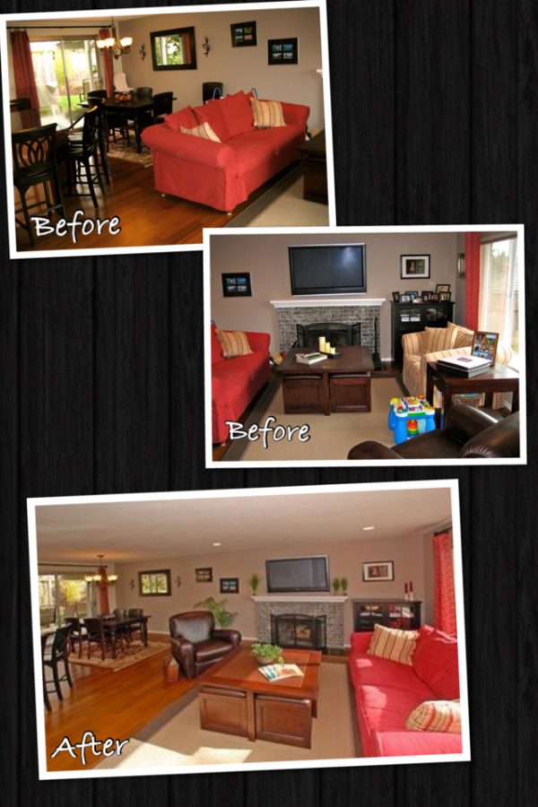 Furniture should't interfere with the flow of a room