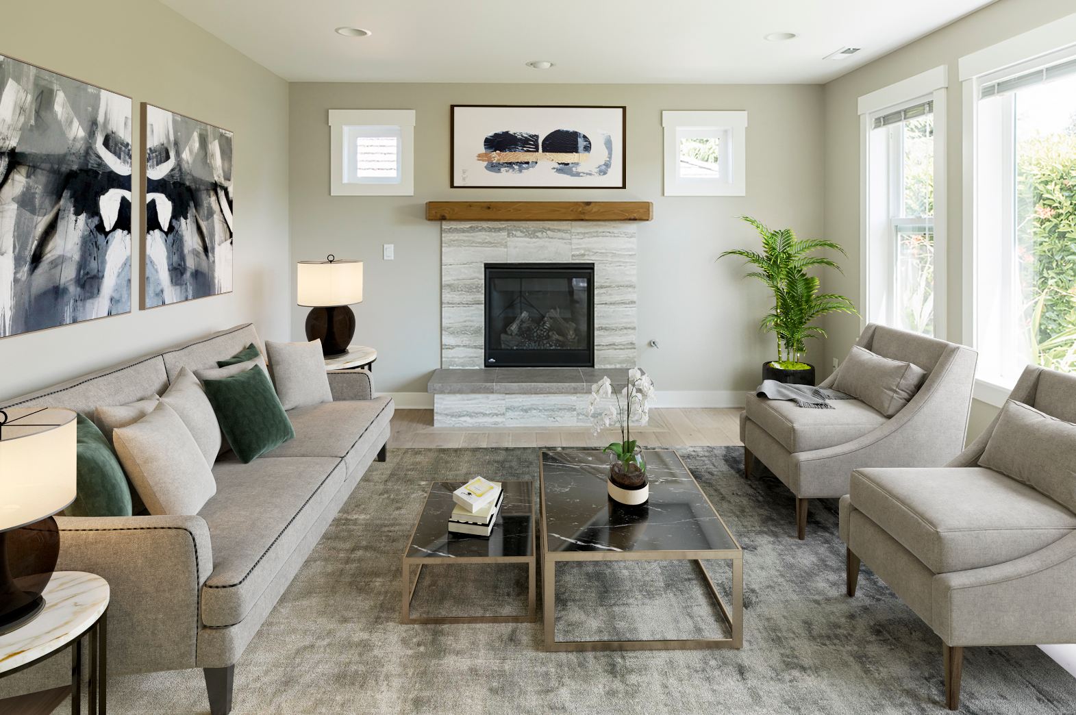 Virtual staging