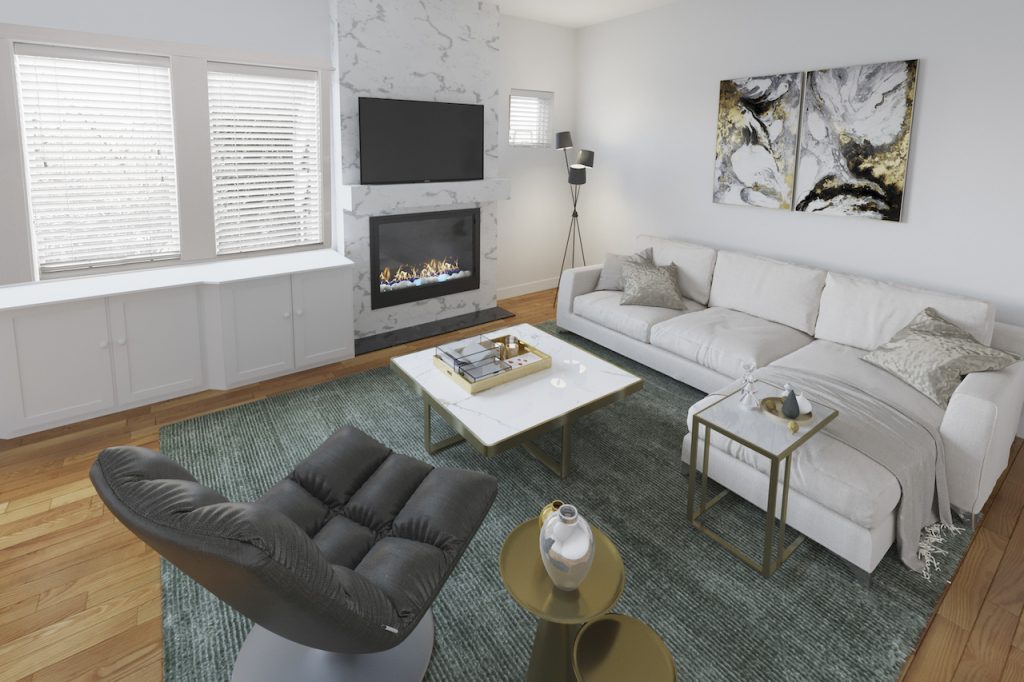 Living Room virtual remodeling