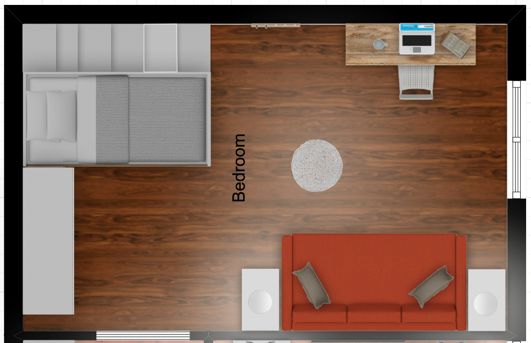 Bedroom floor plan