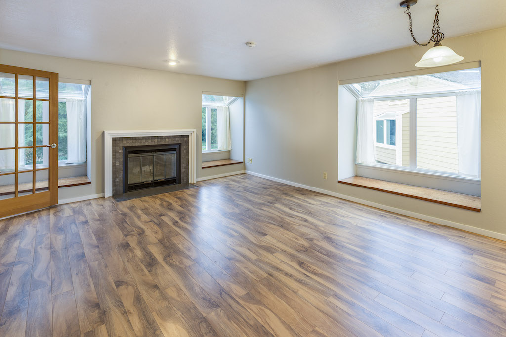 Living room open space before virtual staging- New Interior Solutions