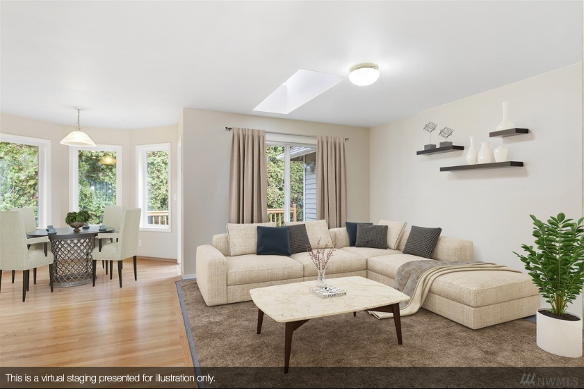 Virtual staging disclaimer