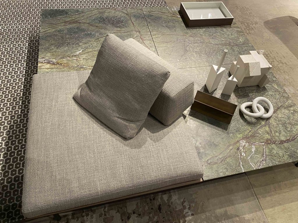 Coffee table ottoman combo