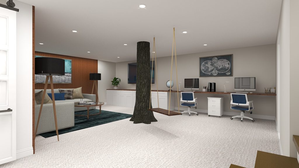 Pillar disguised as a tree