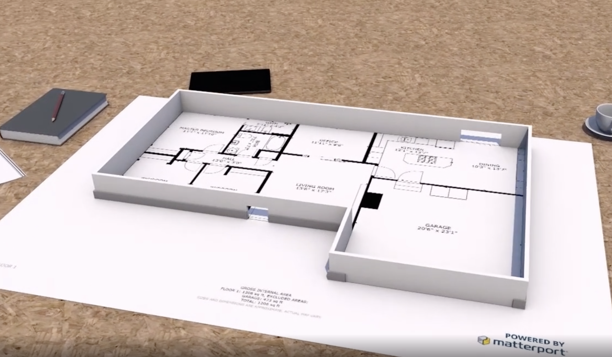 Matterport floor plan