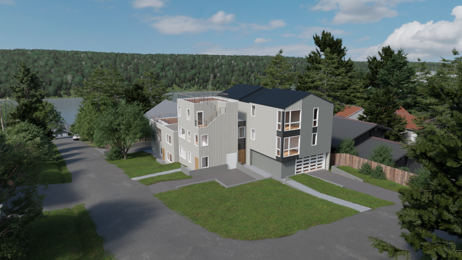 BM Wrought Iron, BM Edgcome Gray, SW Night Owl 1