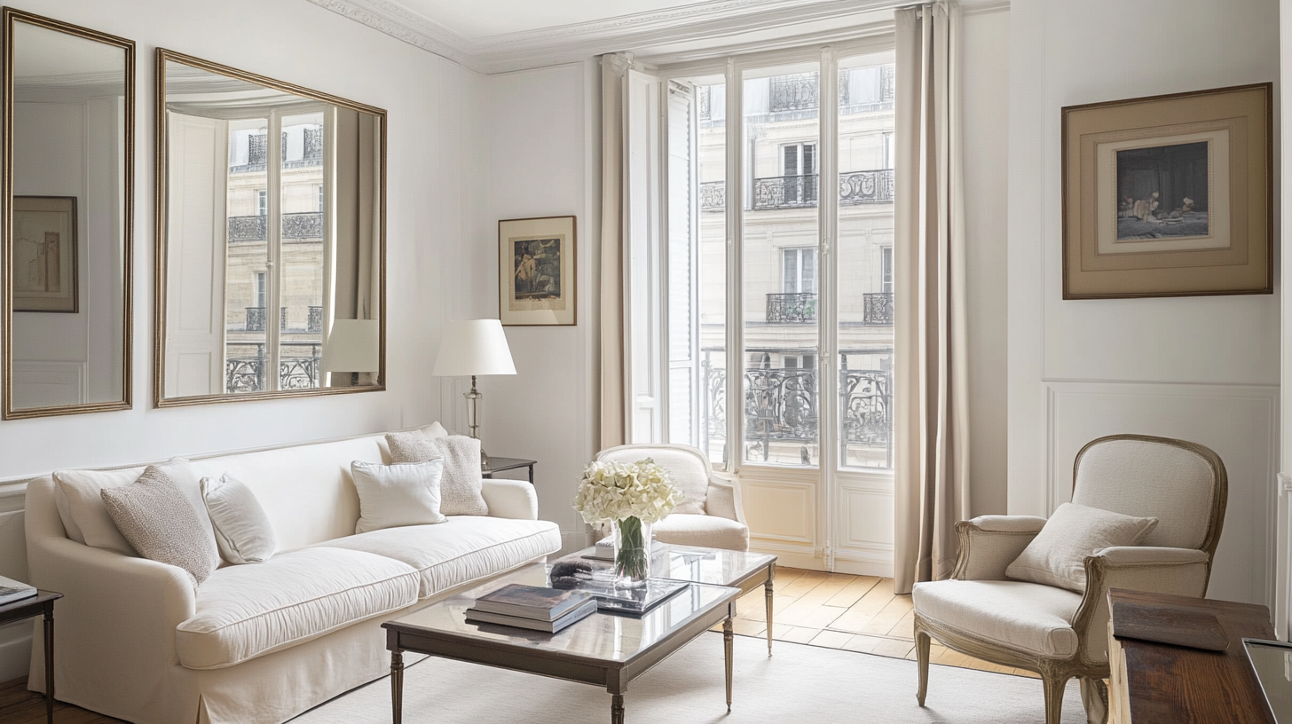 Neutral color living room